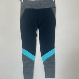 FootJoy Colorblock Athletic Activewear Workout Golf Leggings Size M